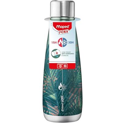 Botella Térmica de Acero Inoxidable Maped Tropical - Botella Aislante Botella Térmica de Acero Inoxidable Maped Tropical - Botella Aislante