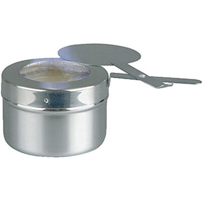 Recipiente de acero inoxidable APS 11683 para pasta de quemar Ø 9 cm - Recipiente Recipiente de acero inoxidable APS 11683 para pasta de quemar Ø 9 cm - Recipiente