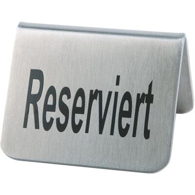 Placa de Nombre APS - Acero Inoxidable, Texto Reservado, Pack de 2 Placa de Nombre APS - Acero Inoxidable, Texto Reservado, Pack de 2