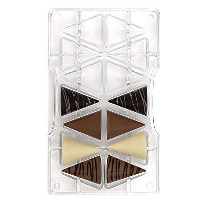Decora Molde para Chocolate Cono Mediano 14CAV Ø32X41H MM 200X120X22 MM, El plastico, Transparente Decora Molde para Chocolate Cono Mediano 14CAV Ø32X41H MM 200X120X22 MM, El plastico, Transparente