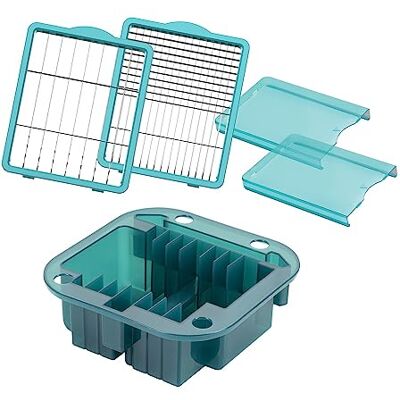 Nicer Dicer Chef Professional - Juego de accesorios azul de 5 piezas Nicer Dicer Chef Professional - Juego de accesorios azul de 5 piezas