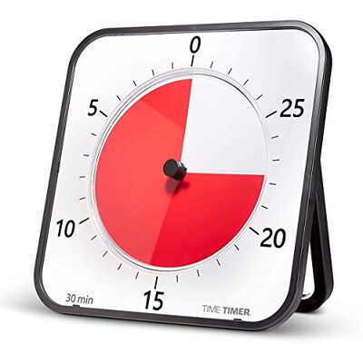 Time Timer MAX - Temporizador grande 44x44 cm para aulas y gimnasios - Temporizador Time Timer MAX - Temporizador grande 44x44 cm para aulas y gimnasios - Temporizador