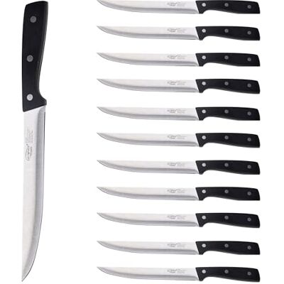 San Ignacio Cuchillo en Acero inoxidable EXPERT Cuchillo trinchador H. 20cm, Juego de 12 San Ignacio Cuchillo en Acero inoxidable EXPERT Cuchillo trinchador H. 20cm, Juego de 12