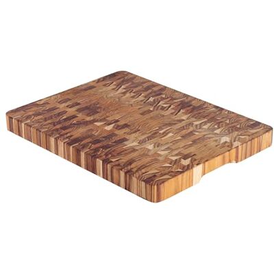 Tramontina Tabla de Madera Teca Certificada para Cortar y Servir Cubus Churrasco Premium 50 x 38 cm Tramontina Tabla de Madera Teca Certificada para Cortar y Servir Cubus Churrasco Premium 50 x 38 cm