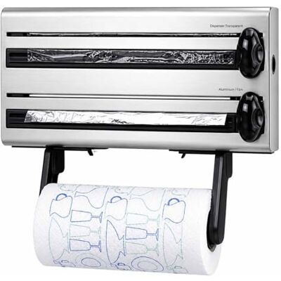 LACOR 60701 Portarollos Cocina Multiple Acero Inoxidable Menaje En acero inoxidable, para un uso práctico y profesional en cocina; ideal para cocina profesional y uso diario en casa LACOR 60701 Portarollos Cocina Multiple Acero Inoxidable Menaje En acero inoxidable, para un uso práctico y profesional en cocina; ideal para cocina profesional y uso diario en casa