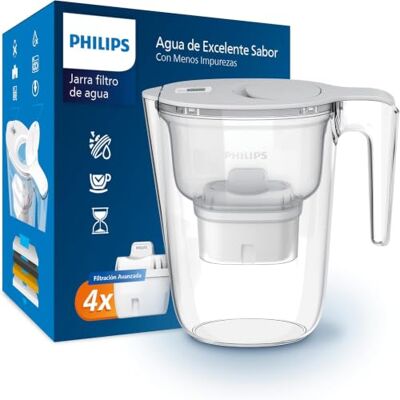 Jarra de filtro Philips - 2,6L - Temporizador digital Jarra de filtro Philips - 2,6L - Temporizador digital