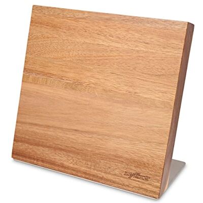 Zyliss Comfort Pro Bloque Magnético Para Cuchillos, 22cm x 22cm, Madera Acacia/Acero Inoxidable, Natural, Porta Cuchillos de Cocina Profesional, Lavar a Mano Únicamente Zyliss Comfort Pro Bloque Magnético Para Cuchillos, 22cm x 22cm, Madera Acacia/Acero Inoxidable, Natural, Porta Cuchillos de Cocina Profesional, Lavar a Mano Únicamente