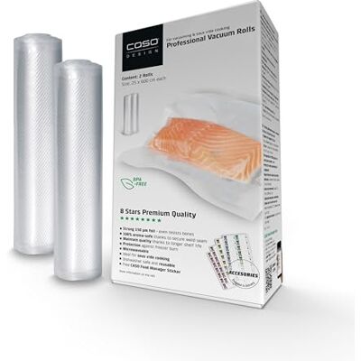 Caso Profi-Folienrolle 25 x 600 cm - Embalaje de alimentos Caso Profi-Folienrolle 25 x 600 cm - Embalaje de alimentos