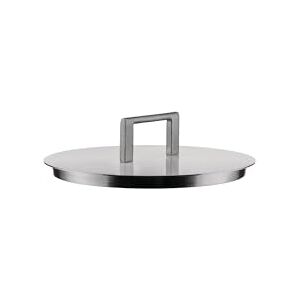 Alessi Convivio Tapa de Design, en Acero Inoxidable 18/10, con Pomo de Acero y Revestimiento PVD, 16 cm, Satinado Alessi Convivio Tapa de Design, en Acero Inoxidable 18/10, con Pomo de Acero y Revestimiento PVD, 16 cm, Satinado