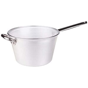 Baldassare Agnelli Pentole Agnelli ALMR65B24 Olla para polenta, de aluminio, con mango de acero inoxidable, plata, 24 cm, 4.5 L Baldassare Agnelli Pentole Agnelli ALMR65B24 Olla para polenta, de aluminio, con mango de acero inoxidable, plata, 24 cm, 4.5 L