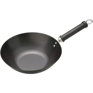 KitchenCraft Kitchen Craft Oriental Wok, Acero, Negro, 26 cm KitchenCraft Kitchen Craft Oriental Wok, Acero, Negro, 26 cm