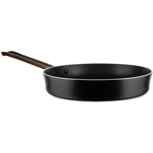 Alessi edo Sartén de mango largo (aluminio, revestimiento antiadherente, mango de acero inoxidable con revestimiento PVD), color marrón Alessi edo Sartén de mango largo (aluminio, revestimiento antiadherente, mango de acero inoxidable con revestimiento PVD), color marrón