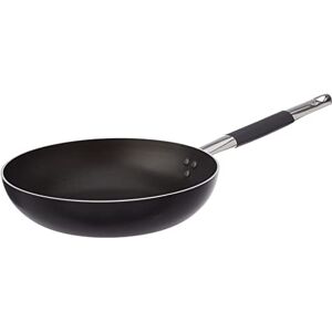 Baldassare Agnelli Ollas Agnelli Alblack avellanado Pan de Alta, de Aluminio, de Espesor 3 mm, 8 mm Fondo de inducción, con Mango Tubular de Acero Inoxidable Fresco, Negro, de 28 cm Baldassare Agnelli Ollas Agnelli Alblack avellanado Pan de Alta, de Aluminio, de Espesor 3 mm, 8 mm Fondo de inducción, con Mango Tubular de Acero Inoxidable Fresco, Negro, de 28 cm
