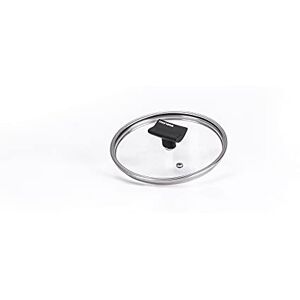 Tapa Plana Moneta - Vidrio Templado, Diseño Italiano, Válvula de Vapor Tapa Plana Moneta - Vidrio Templado, Diseño Italiano, Válvula de Vapor