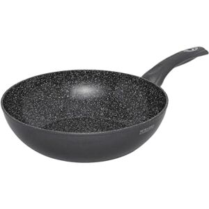 Aeternum , Petragres Ecosolution Saltapasta con mango antiadherente, diámetro de 28 cm, Full Induction, apto para inducción, revestimiento PFAS FREE, gris oscuro Aeternum , Petragres Ecosolution Saltapasta con mango antiadherente, diámetro de 28 cm, Full Induction, apto para inducción, revestimiento PFAS FREE, gris oscuro