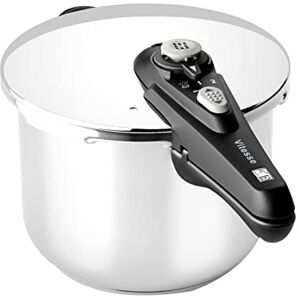 BRA Vitesse Olla Express de 4 Litros, Fabricada en Acero Inoxidable 18/10, Con 2 Programas de Cocción y Sistema de Bloqueo de Apertura, Aptas para Todo Tipo de Cocinas BRA Vitesse Olla Express de 4 Litros, Fabricada en Acero Inoxidable 18/10, Con 2 Programas de Cocción y Sistema de Bloqueo de Apertura, Aptas para Todo Tipo de Cocinas