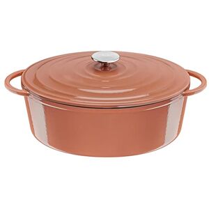 Tefal LOV Cacerola de hierro fundido esmaltado con tapa, ovalada, 34 cm, 7,2 L, horno holandés, todo tipo de fuegos, olla de hierro fundido, ollas de cocina, aptas para lavavajillas, Tefal LOV Cacerola de hierro fundido esmaltado con tapa, ovalada, 34 cm, 7,2 L, horno holandés, todo tipo de fuegos, olla de hierro fundido, ollas de cocina, aptas para lavavajillas,
