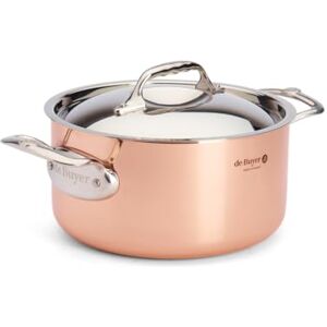 DE BUYER , CACEROLA MONTURAS INOX CON TAPADERA PRIMA MATERA INDUCTION Ø 20 CM-0 DE BUYER , CACEROLA MONTURAS INOX CON TAPADERA PRIMA MATERA INDUCTION Ø 20 CM-0