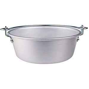 Baldassare Agnelli Pentole Agnelli FAMA4424 Caldero con 1 Mango en Forma de Arco de Acero Inoxidable, Aluminio, Plateado Baldassare Agnelli Pentole Agnelli FAMA4424 Caldero con 1 Mango en Forma de Arco de Acero Inoxidable, Aluminio, Plateado
