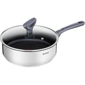 Tefal Daily Cook Cazo de 24 cm + Tapa, Apto inducción, antiadherente, revestimiento titanio, Thermo-signal, apto lavavajillas y horno, acero inoxidable Tefal Daily Cook Cazo de 24 cm + Tapa, Apto inducción, antiadherente, revestimiento titanio, Thermo-signal, apto lavavajillas y horno, acero inoxidable