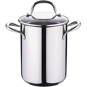 Bergner Gourmet Cacerola de Cocina Para Pasta Cazuela Con Tapa de Cristal, Escurridor y Capacidad de 4,2L Acero Inoxidable Muy Resistente, Fácil de Limpiar y Para Todo Tipo de Cocinas Bergner Gourmet Cacerola de Cocina Para Pasta Cazuela Con Tapa de Cristal, Escurridor y Capacidad de 4,2L Acero Inoxidable Muy Resistente, Fácil de Limpiar y Para Todo Tipo de Cocinas