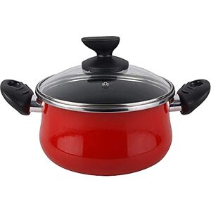 MAGEFESA Praga Olla, Acero esmaltado vitrificado, Inducción y lavavajillas, Rojo, 20 cm MAGEFESA Praga Olla, Acero esmaltado vitrificado, Inducción y lavavajillas, Rojo, 20 cm