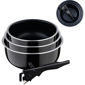 Bergner Black Edition Juego de 3 Cazos de Cocina de 16, 18 y 20 cm + Mango Ergonómico ExtraíbleAluminio Prensado y Antiadherente Todo Tipo de Cocinas y Horno, 16 cm 18 cm 20 cm Bergner Black Edition Juego de 3 Cazos de Cocina de 16, 18 y 20 cm + Mango Ergonómico ExtraíbleAluminio Prensado y Antiadherente Todo Tipo de Cocinas y Horno, 16 cm 18 cm 20 cm