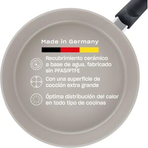 Fissler Sartén de Aluminio Ceratal Comfort, Beige, Diámetro de 28 cm, Antiadherente, Inducción Fissler Sartén de Aluminio Ceratal Comfort, Beige, Diámetro de 28 cm, Antiadherente, Inducción