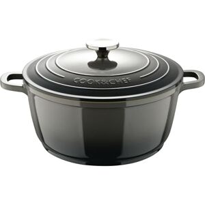 Bergner Excalibur Grey – Cacerola Con Tapa de 28 cm – Fabricada Aluminio Fundido Interior Recubrimiento Color Crema Exterior Color Gris Apto Inducción Pomo Acero Inoxidable Bergner Excalibur Grey – Cacerola Con Tapa de 28 cm – Fabricada Aluminio Fundido Interior Recubrimiento Color Crema Exterior Color Gris Apto Inducción Pomo Acero Inoxidable