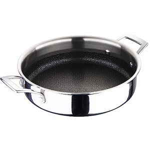 MasterPro Hi-Tech 3 Cacerola de Cocina de 24 cm Acero Inoxidable con Textura de Panal de Abeja Revestimiento de 3 Capas Menaje de Cocina Apta para Todos los Tipos de Cocina MasterPro Hi-Tech 3 Cacerola de Cocina de 24 cm Acero Inoxidable con Textura de Panal de Abeja Revestimiento de 3 Capas Menaje de Cocina Apta para Todos los Tipos de Cocina