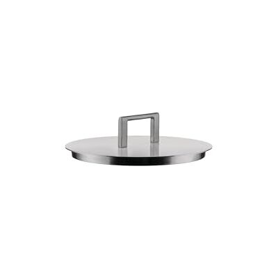 Alessi Convivio Tapa de Design, en Acero Inoxidable 18/10, con Pomo de Acero y Revestimiento PVD, 16 cm, Satinado Alessi Convivio Tapa de Design, en Acero Inoxidable 18/10, con Pomo de Acero y Revestimiento PVD, 16 cm, Satinado