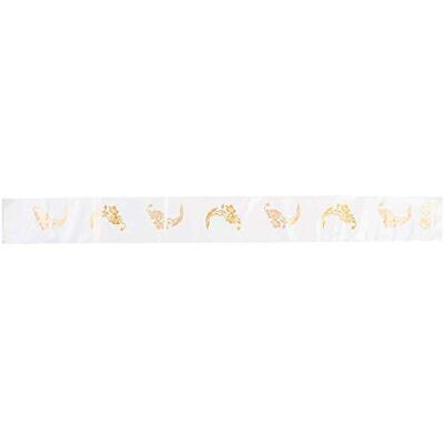 Garcia de Pou García de Pou 1000 Unidades Bandas Precinto WC 'Touch of Charm', 43 x 4.5 cm, Blanco Peld Garcia de Pou García de Pou 1000 Unidades Bandas Precinto WC 'Touch of Charm', 43 x 4.5 cm, Blanco Peld