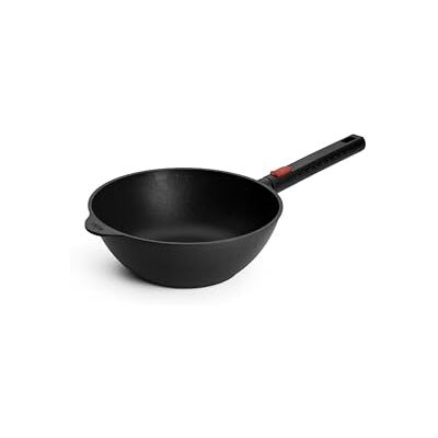 Woll Eco Logic QXR Sartén para wok y agitación (inductiva, diámetro de 24 cm, 10 cm de alto, con mango extraíble, apta para todo tipo de cocinas, sin PFAS, revestimiento antiadherente, aluminio Woll Eco Logic QXR Sartén para wok y agitación (inductiva, diámetro de 24 cm, 10 cm de alto, con mango extraíble, apta para todo tipo de cocinas, sin PFAS, revestimiento antiadherente, aluminio