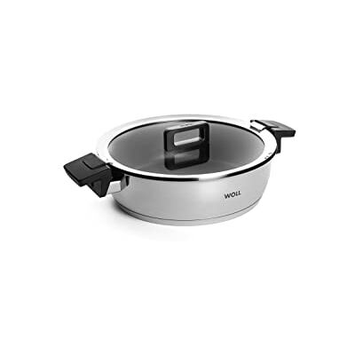 Woll 828 NC Concept – Cazuela de Acero Inoxidable para inducción 28 cm de diámetro, 8 cm de Altura, 4,8 L con multifunción Tapa de Cristal en Caja Woll 828 NC Concept – Cazuela de Acero Inoxidable para inducción 28 cm de diámetro, 8 cm de Altura, 4,8 L con multifunción Tapa de Cristal en Caja
