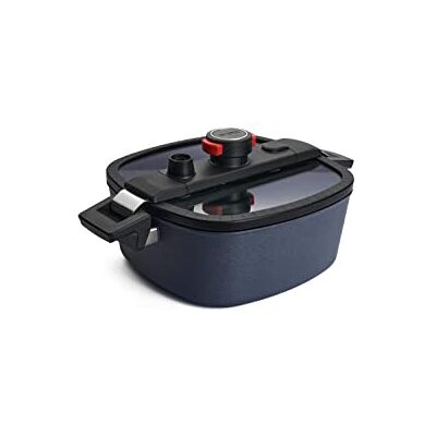 Woll Active Lite Cacerola cuadrada con tapa Active-Lite, 26 cm x 26 cm, 10,5 cm de alto, 5,5 litros, con 2 asas laterales, inductiva, apta para todo tipo de fuegos, aluminio, antracita Woll Active Lite Cacerola cuadrada con tapa Active-Lite, 26 cm x 26 cm, 10,5 cm de alto, 5,5 litros, con 2 asas laterales, inductiva, apta para todo tipo de fuegos, aluminio, antracita