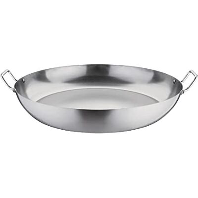 VOGUE GG720 hierro negro Paella Pan, 508 mm) VOGUE GG720 hierro negro Paella Pan, 508 mm)