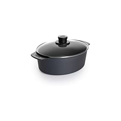 Woll Diamond Lite Cacerola antiadherente (27 x 22 cm, 3,7 L, con tapa de cristal, aluminio fundido, apta para horno, vitrocerámica, gas, eléctrica y halógena) Woll Diamond Lite Cacerola antiadherente (27 x 22 cm, 3,7 L, con tapa de cristal, aluminio fundido, apta para horno, vitrocerámica, gas, eléctrica y halógena)