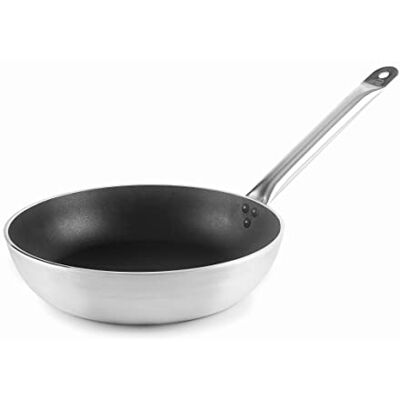 LACOR Sartenes Antiadherentes CHEF-TRICAPA, Sartén Honda, Antiadherente 3 capas, Ecológico, Libre de PFOA, Apta para todo tipo de cocinas excepto Inducción, Aluminio, 24 cm LACOR Sartenes Antiadherentes CHEF-TRICAPA, Sartén Honda, Antiadherente 3 capas, Ecológico, Libre de PFOA, Apta para todo tipo de cocinas excepto Inducción, Aluminio, 24 cm
