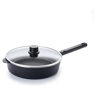 Woll – Eco Logic QXR – Sartén alta de 28 cm de diámetro, 7 cm de alto, con mango fijo con tapa – Sartén antiadherente sin PFAS, apta para horno, sartén de inducción, sartén de inducción – Sartén alta Woll – Eco Logic QXR – Sartén alta de 28 cm de diámetro, 7 cm de alto, con mango fijo con tapa – Sartén antiadherente sin PFAS, apta para horno, sartén de inducción, sartén de inducción – Sartén alta