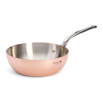 DE BUYER , CAZO BAJO CONICO 24 CM INDUCTION,Diamètre 24 cm- DE BUYER , CAZO BAJO CONICO 24 CM INDUCTION,Diamètre 24 cm-