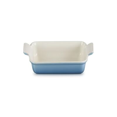 LE CREUSET Bandeja rectangular Heritage de cerámica de gres, 19 cm, 1.1 L, Chambray, LE CREUSET Bandeja rectangular Heritage de cerámica de gres, 19 cm, 1.1 L, Chambray,