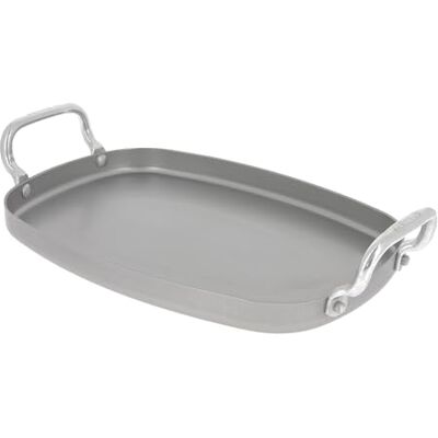 DE BUYER , SARTEN GRILL PLANCHA 2 ASAS MINERAL B 38 x 26CM,- DE BUYER , SARTEN GRILL PLANCHA 2 ASAS MINERAL B 38 x 26CM,-