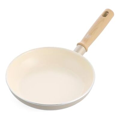 GreenChef Nordics Sartén con Revestimiento Cerámico Antiadherente 20 cm, Compatible con Inducción, Mango Efecto Madera, Sin PFAS, Apta para Horno Hasta 160 °C, Apta para Lavavajillas, Crema GreenChef Nordics Sartén con Revestimiento Cerámico Antiadherente 20 cm, Compatible con Inducción, Mango Efecto Madera, Sin PFAS, Apta para Horno Hasta 160 °C, Apta para Lavavajillas, Crema