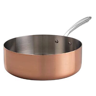 Baldassare Agnelli Pentole Agnelli cote107cit28 línea Cooper 3 Inducción Cazo Inducción con 1 Mango, 28 cm Baldassare Agnelli Pentole Agnelli cote107cit28 línea Cooper 3 Inducción Cazo Inducción con 1 Mango, 28 cm