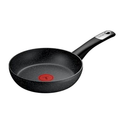 Tefal Explore Stone Sartén de 20 cm, Mango fijo, Revestimiento Antiadherente, Apto inducción, Thermo-Signal Tefal Explore Stone Sartén de 20 cm, Mango fijo, Revestimiento Antiadherente, Apto inducción, Thermo-Signal