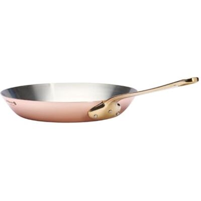 DE BUYER , SARTEN REDONDA CON MANGO DE BRONCE Ø24 CM,42 x 24 x 4 cm- DE BUYER , SARTEN REDONDA CON MANGO DE BRONCE Ø24 CM,42 x 24 x 4 cm-