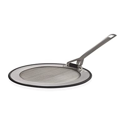 LE CREUSET Tapa antisalpicaduras de acero inoxidable, 20 a 24 cm, LE CREUSET Tapa antisalpicaduras de acero inoxidable, 20 a 24 cm,