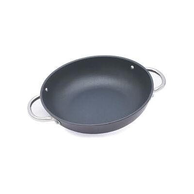 Risoli Sartén profesional antiadherente de 28 cm de diámetro, de aluminio fundido, asas de acero inoxidable 18/10, fabricada en Italia Risoli Sartén profesional antiadherente de 28 cm de diámetro, de aluminio fundido, asas de acero inoxidable 18/10, fabricada en Italia