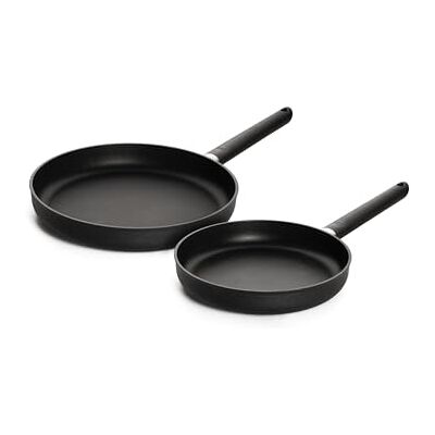 Woll Juego Eco Lite QXR: sartén plana Ø 24 + sartén plana Ø 28 (PFAS antiadherente, aluminio fundido) – apta para inducción y horno – para todo tipo de fuegos Woll Juego Eco Lite QXR: sartén plana Ø 24 + sartén plana Ø 28 (PFAS antiadherente, aluminio fundido) – apta para inducción y horno – para todo tipo de fuegos