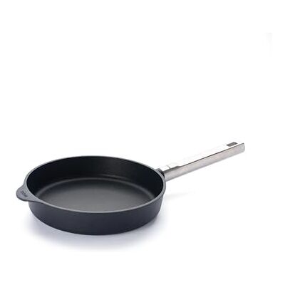Woll Diamond Logic QXR Pro – Sartén plana de 24 cm de diámetro – Sartén de aluminio fundido para inducción de 5 cm de alto con revestimiento antiadherente y mango de acero inoxidable fijo – apta para Woll Diamond Logic QXR Pro – Sartén plana de 24 cm de diámetro – Sartén de aluminio fundido para inducción de 5 cm de alto con revestimiento antiadherente y mango de acero inoxidable fijo – apta para